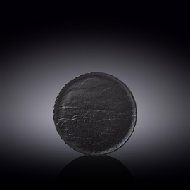 Okrúhly tanier WL‑661122/A, Farba: Čierna, Centimetre: 15.5