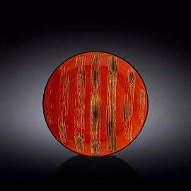 Okrúhly tanier WL‑668213/A, Farba: Červená, Centimetre: 23