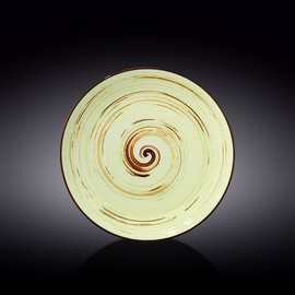 Round Plate WL‑669114/A, Colour: Pistachio, Centimetres: 25.5