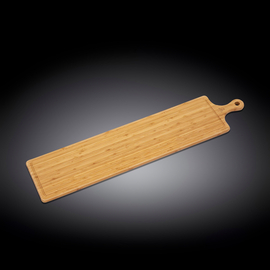 Długa deska do serwowania bambusowa 87x20 cm WL‑771137/A, Rozmiar: 87 x 20