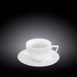 Tea cup & saucer set of 6 in gift box wl‑880105/6c Wilmax (photo 1)