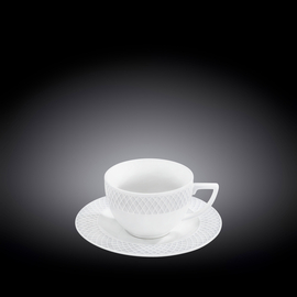 Zestaw do herbaty lub kawy - filiżanka i spodek WL‑880106/AB