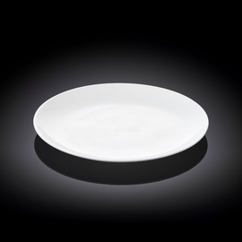 Rolled Rim Dessert Plate WL‑991012/A, Colour: White, Centimetres: 18