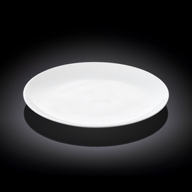 Rolled Rim Dessert Plate WL‑991013/A, Farben: Weiss, Centimeters: 20