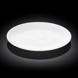 Rolled Rim Dinner Plate WL‑991015/A, Szín: Fehér, Centiméter: 25.5