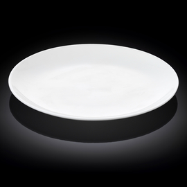 Rolled Rim Round Platter WL‑991024/A, Szín: Fehér, Centiméter: 30.5