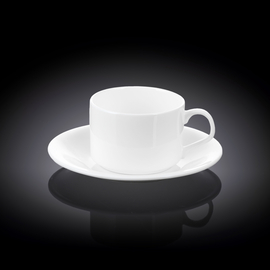 Tea cup & saucer set of 2 in colour box wl‑993006/2c Wilmax (photo 1)