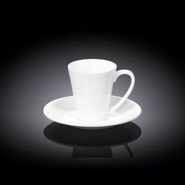 Coffee cup & saucer set of 2 in colour box wl‑993054/2c Wilmax (photo 1)