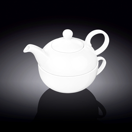 Zestaw do herbaty - porcelanowy czajnik i kubek w opakowaniu prezentowym wl‑994048/1c Wilmax (photo 1)