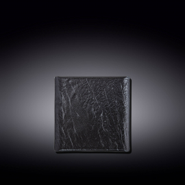 Square Plate WL‑661104/A, Szín: Fekete, Centiméter: 13 x 13