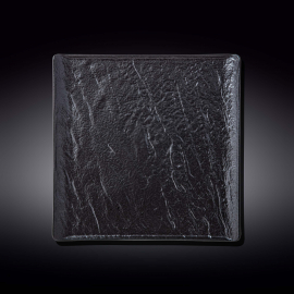 Štvorcový tanier WL‑661107/A, Farba: Čierna, Centimetre: 27 x 27
