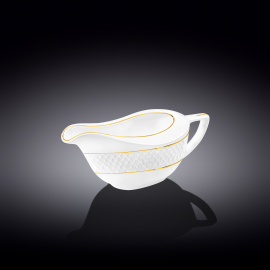 Sauce boat with gold lines wl‑880102501/a Wilmax (photo 1)