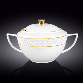 Tureen with gold lines wl‑880102511/a Wilmax (photo 1)