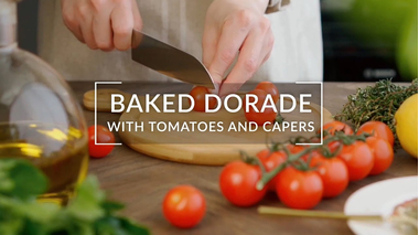 BAKED DORADE WITH TOMATOES AND CAPERS BAKED DORADE WITH TOMATOES AND CAPERS