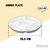 DIVIDED ROUND DISH WL‑992019/A WILMAX Divided round dish wl‑992019/a Wilmax (photo 2)