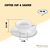 CAPPUCCINO CUP & SAUCER SET OF 6 IN GIFT BOX WL‑880106/6C WILMAX Cappuccino cup & saucer set of 6 in gift box wl‑880106/6c Wilmax (photo 7)