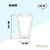 GLASS WL‑888705/A WILMAX Glass wl‑888705/a Wilmax (photo 2)
