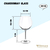 CHARDONNAY GLASS SET OF 6 IN PLAIN BOX WL‑888032/6A WILMAX Chardonnay glass set of 6 in plain box wl‑888032/6a Wilmax (photo 3)