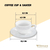 COFFEE CUP & SAUCER SET OF 6 IN GIFT BOX WL‑880107/6C WILMAX Coffee cup & saucer set of 6 in gift box wl‑880107/6c Wilmax (photo 7)