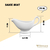 SAUCE BOAT WL‑996013/A WILMAX Sauce boat wl‑996013/a Wilmax (photo 2)