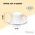 TEA CUP & SAUCER SET OF 2 IN COLOUR BOX WL‑993004/2C WILMAX Tea cup & saucer set of 2 in colour box wl‑993004/2c Wilmax (photo 8)