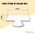 CAKE STAND IN COLOUR BOX WL‑996131/1C WILMAX Cake stand in colour box wl‑996131/1c Wilmax (photo 2)