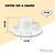 COFFEE CUP & SAUCER SET OF 2 IN COLOUR BOX WL‑993007/2C WILMAX Coffee cup & saucer set of 2 in colour box wl‑993007/2c Wilmax (photo 7)