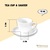 COFFEE CUP & SAUCER WL‑993173/AB WILMAX Coffee cup & saucer wl‑993173/ab Wilmax (photo 2)