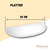 PLATTER WL‑992810/A WILMAX Platter wl‑992810/a Wilmax (photo 6)