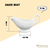 SAUCE BOAT WL‑996114/A WILMAX Sauce boat wl‑996114/a Wilmax (photo 2)