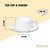 TEA CUP & SAUCER WL‑993008/AB WILMAX Tea cup & saucer wl‑993008/ab Wilmax (photo 5)