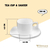 TEA CUP & SAUCER WL‑993003/AB WILMAX Tea cup & saucer wl‑993003/ab Wilmax (photo 6)