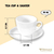 COFFEE CUP & SAUCER WL‑993174/AB WILMAX Coffee cup & saucer wl‑993174/ab Wilmax (photo 2)