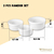 3 PCS RAMEKIN SET WL‑996122/3C WILMAX 3 pcs ramekin set wl‑996122/3c Wilmax (photo 3)