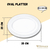 OVAL PLATTER IN COLOUR BOX WL‑880103/1C WILMAX Oval platter in colour box wl‑880103/1c Wilmax (photo 8)