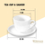 COFFEE CUP & SAUCER WL‑993174/AB WILMAX Coffee cup & saucer wl‑993174/ab Wilmax (photo 3)