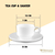 COFFEE CUP & SAUCER WL‑993039/AB WILMAX Coffee cup & saucer wl‑993039/ab Wilmax (photo 4)