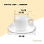 COFFEE CUP & SAUCER SET OF 2 IN COLOUR BOX WL‑993041/2C WILMAX Coffee cup & saucer set of 2 in colour box wl‑993041/2c Wilmax (photo 5)