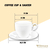 TEA CUP & SAUCER SET OF 2 IN COLOUR BOX WL‑993009/2C WILMAX Tea cup & saucer set of 2 in colour box wl‑993009/2c Wilmax (photo 5)
