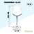 CHARDONNAY GLASS SET OF 2 IN COLOUR BOX WL‑888055/2C WILMAX Chardonnay glass set of 2 in colour box wl‑888055/2c Wilmax (photo 9)