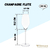 CHAMPAGNE FLUTE SET OF 2 IN COLOUR BOX WL‑888104/2C WILMAX Champagne flute set of 2 in colour box wl‑888104/2c Wilmax (photo 9)