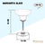 MARGARITA GLASS SET OF 6 IN PLAIN BOX WL‑888031/6A WILMAX Margarita glass set of 6 in plain box wl‑888031/6a Wilmax (photo 5)