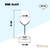 WINE GLASS SET OF 6 IN PLAIN BOX WL‑888012/6A WILMAX Wine glass set of 6 in plain box wl‑888012/6a Wilmax (photo 7)