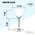 MARTINI GLASS SET OF 6 IN PLAIN BOX WL‑888030/6A WILMAX Martini glass set of 6 in plain box wl‑888030/6a Wilmax (photo 10)