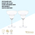 MARGARITA GLASS SET OF 2 IN COLOUR BOX WL‑888107/2С WILMAX Margarita glass set of 2 in colour box wl‑888107/2с Wilmax (photo 8)