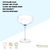 CHAMPAGNE GLASS SET OF 2 IN COLOUR BOX WL‑888105/2C WILMAX Champagne glass set of 2 in colour box wl‑888105/2c Wilmax (photo 19)