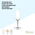 CHAMPAGNE FLUTE SET OF 6 IN PLAIN BOX WL‑888027/6A WILMAX Champagne flute set of 6 in plain box wl‑888027/6a Wilmax (photo 9)