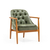 LOUNGE ARMCHAIR WF‑401401068 WILMAX Lounge armchair wf‑401401068 Wilmax (photo 1)