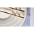 FLAT RIM APPETIZER ROUND PLATE WITH GOLD LINES WL-880102101/A WILMAX Flat rim appetizer round plate with gold lines wl-880102101/a Wilmax (photo 4)