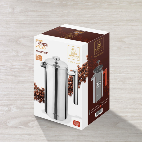 ZAPARZACZ DO KAWY - PRASA FRANCZUZSKA W OPAKOWANIU PREZENTOWYM WL‑551005/1C WILMAX Zaparzacz do kawy - prasa franczuzska w opakowaniu prezentowym wl‑551005/1c Wilmax (photo 2)